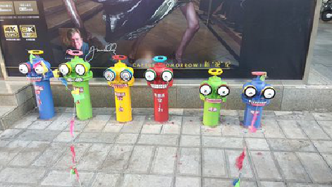 太和商业区彩绘