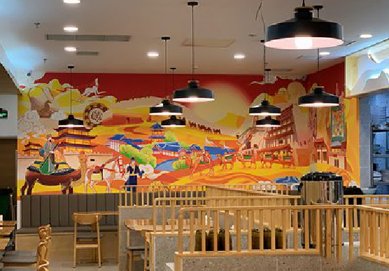 太和商业空间彩绘介绍。