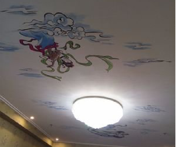 太和如何快速绘制天花板上的手绘墙？