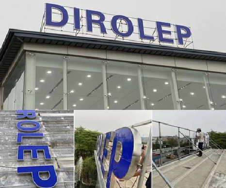 太和楼顶发光字安装的注意事项。